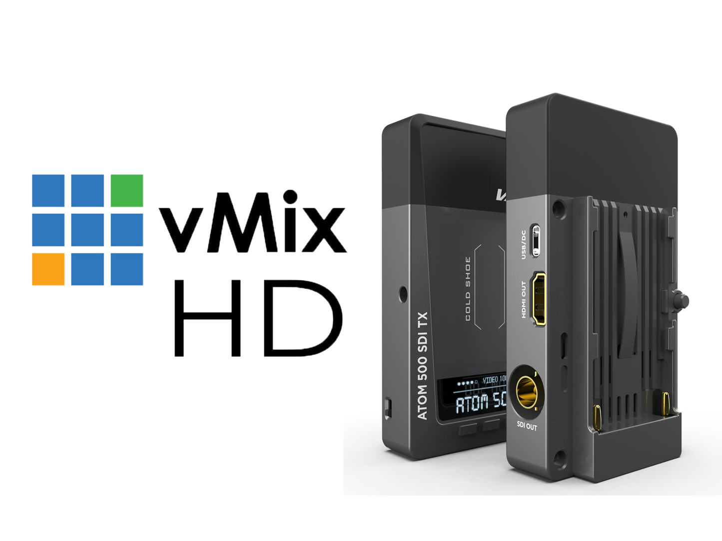 Vaxis ATOM 500 Wireless TX/RX Kit with vMix Basic HD