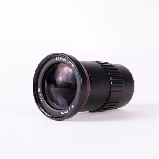 AIDA Imaging HD Varifocal 5.0-50mm Manual Iris CS Mount Lens