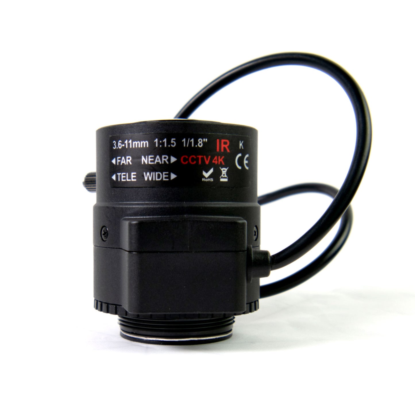 AIDA Imaging 4K Varifocal 3.6~11mm Auto-DC Iris CS Mount Lens