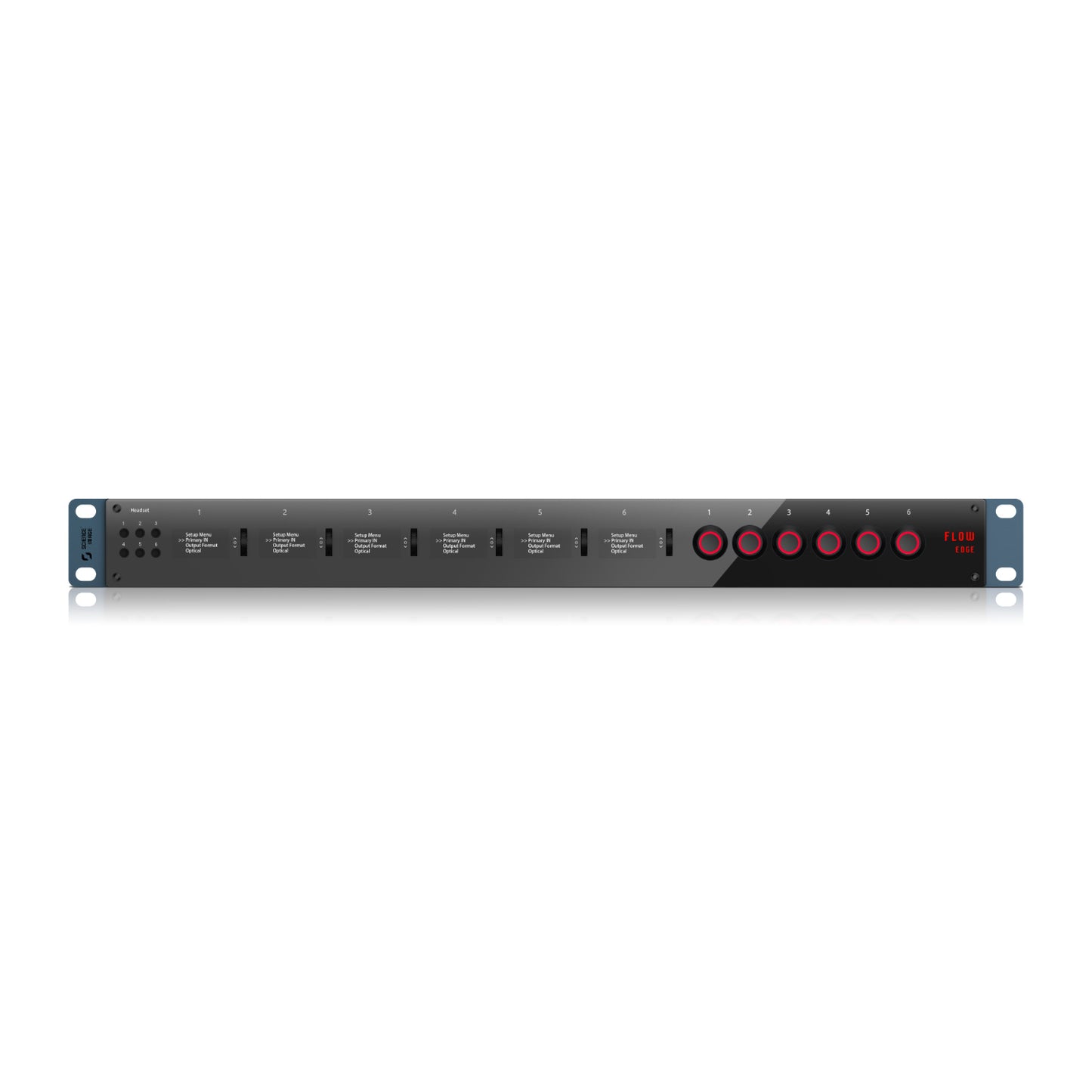Science Image Flow Edge G 6CH - 6-channel 1U Rack-mount 4K Up/Down/Cross Converter with Genlock