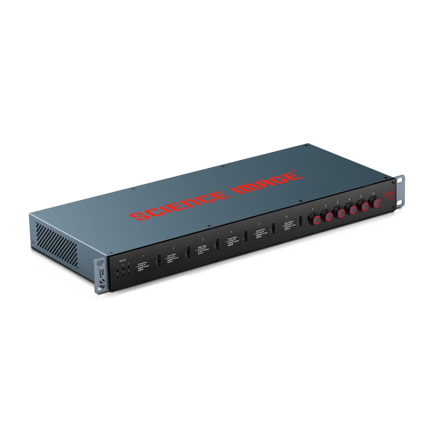 Science Image Flow Edge 6CH - 6-channel 1U Rack-mount 4K Up/Down/Cross Converter.