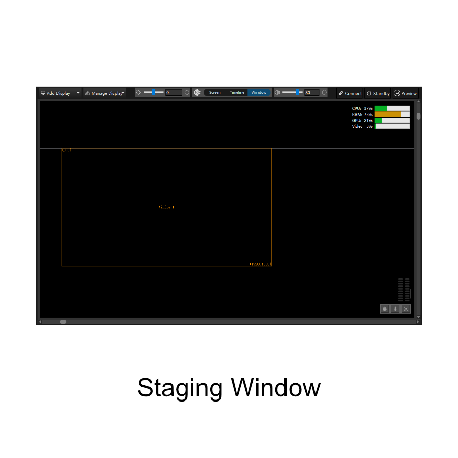 enlightV Hirender S3 media server software for large events