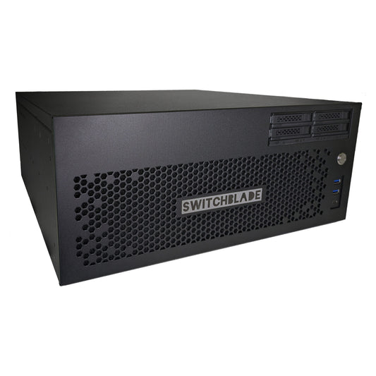 Switchblade LPU4 Virtual Production Workstation with Aximmetry Professional DE.