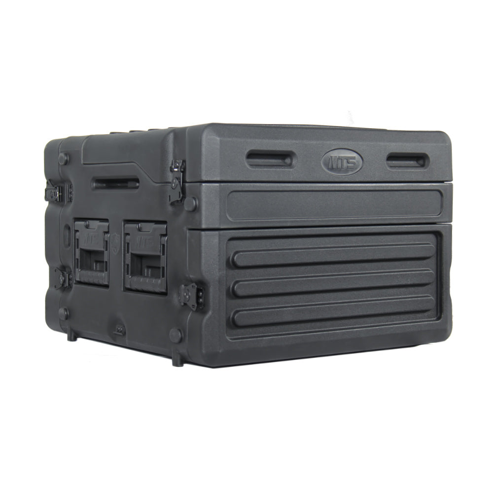 Switchblade GoRack 422 - Portable Broadcasting 4U Rack Case with 21.5-inch Monitor and Control Panel Workspace