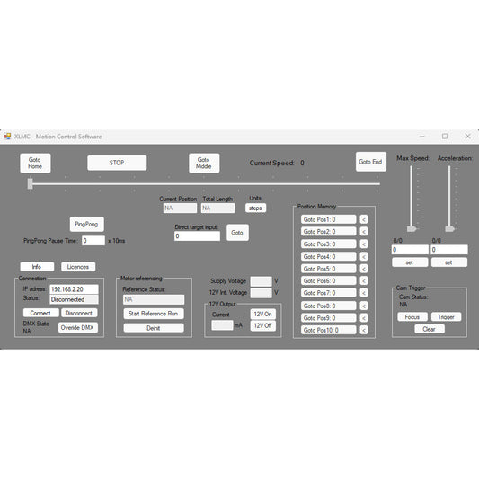 Waterbird Ethernet Motion Control Software License.