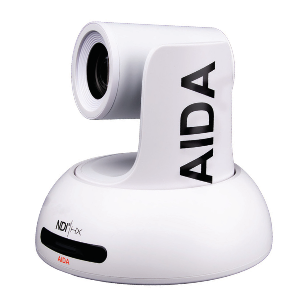 AIDA Imaging Full HD NDI|HX3 PTZ Camera with 20X Optical Zoom (White)