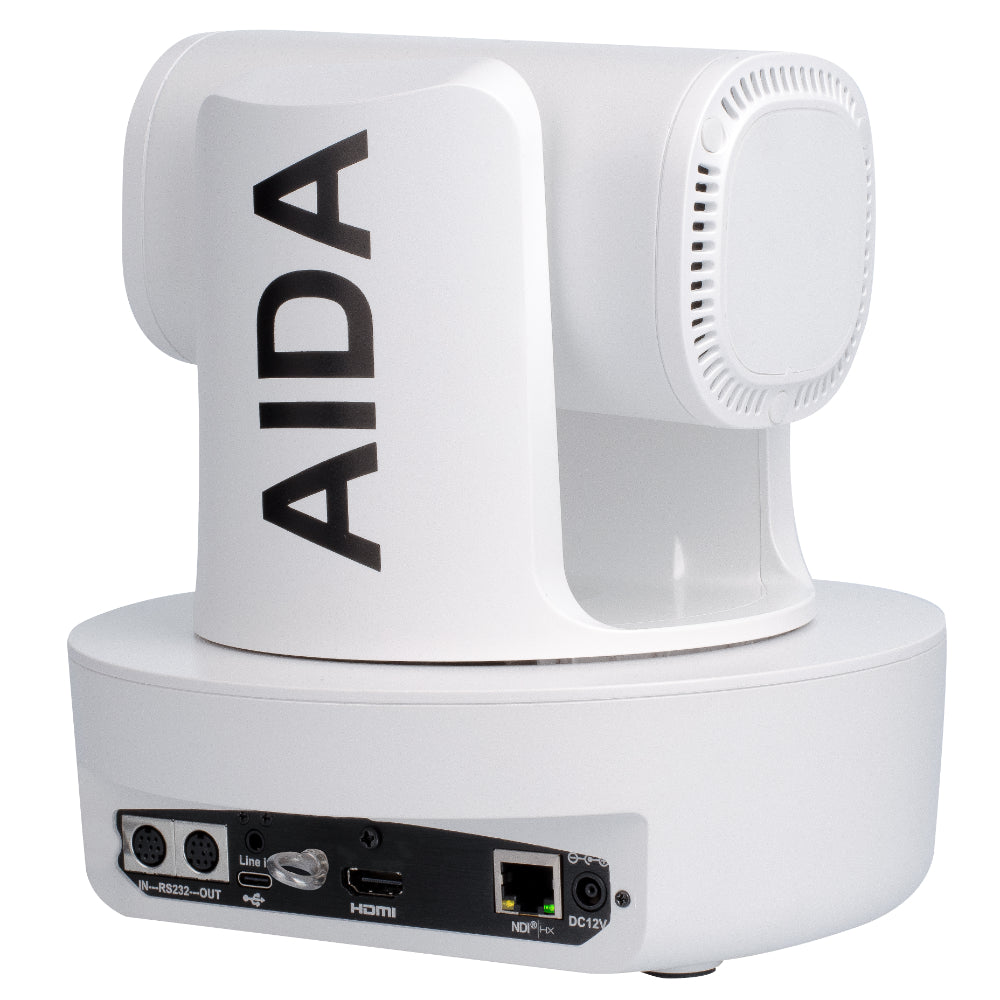 AIDA Imaging PTZ4K-NDI-X30W - Broadcast/Conference NDI|HX 4K NDI/IP/HDMI PTZ Camera 30X Zoom (White)