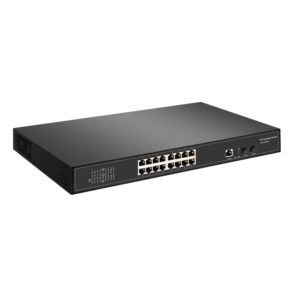 PTZCam 16-port Gigabit Ethernet POE Network Switch for Live Streaming