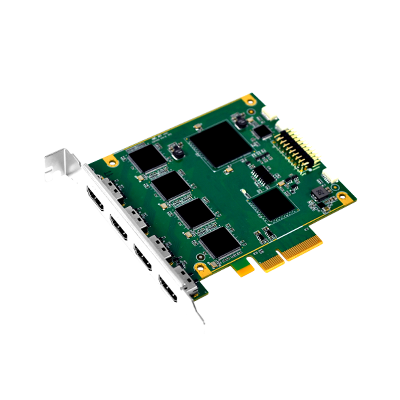 Yuan SC410 N4 HDMI - 4-channel 4Kp30 PCIe x4 capture card