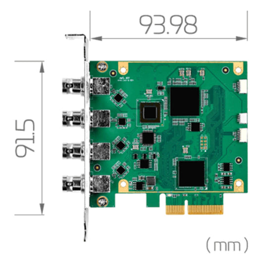 Yuan SC710N1 12G-SDI - Multi-format SDI PCI Express video capture card.