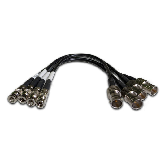 Switchblade Micro-BNC to Full-size BNC Adapter Cables - Set of Four.
