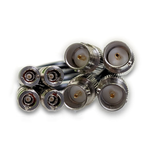 Switchblade Micro-BNC to Full-size BNC Adapter Cables - Set of Four.