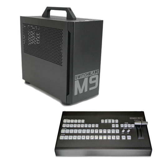 Switchblade M9 TC Mini with VMC14 TC - TriCaster Mini S Platform with Control Surface.