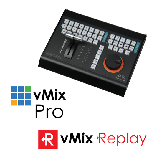 Switchblade RP800 - 8-channel vMix Replay Controller with vMix Pro.