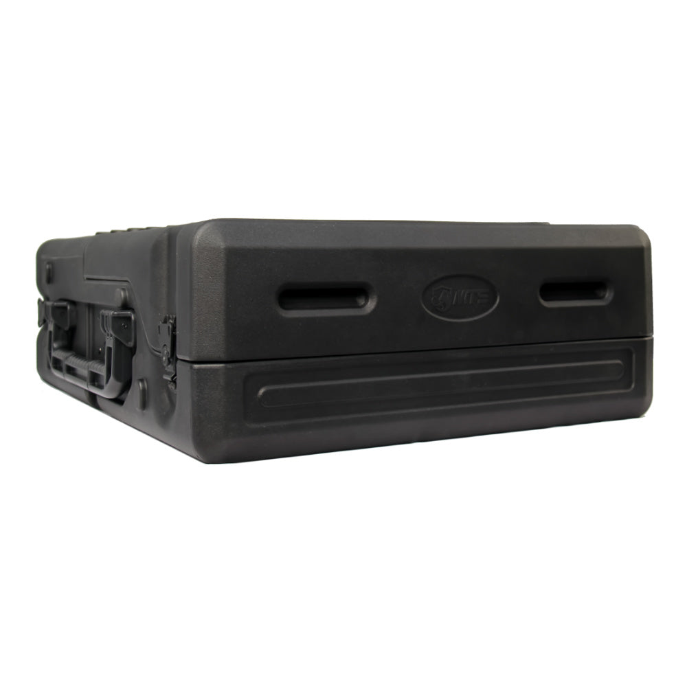 Switchblade GoRack 322 - Portable Broadcasting 3U Rack Case with 21.5-inch Monitor and Control Panel Workspace