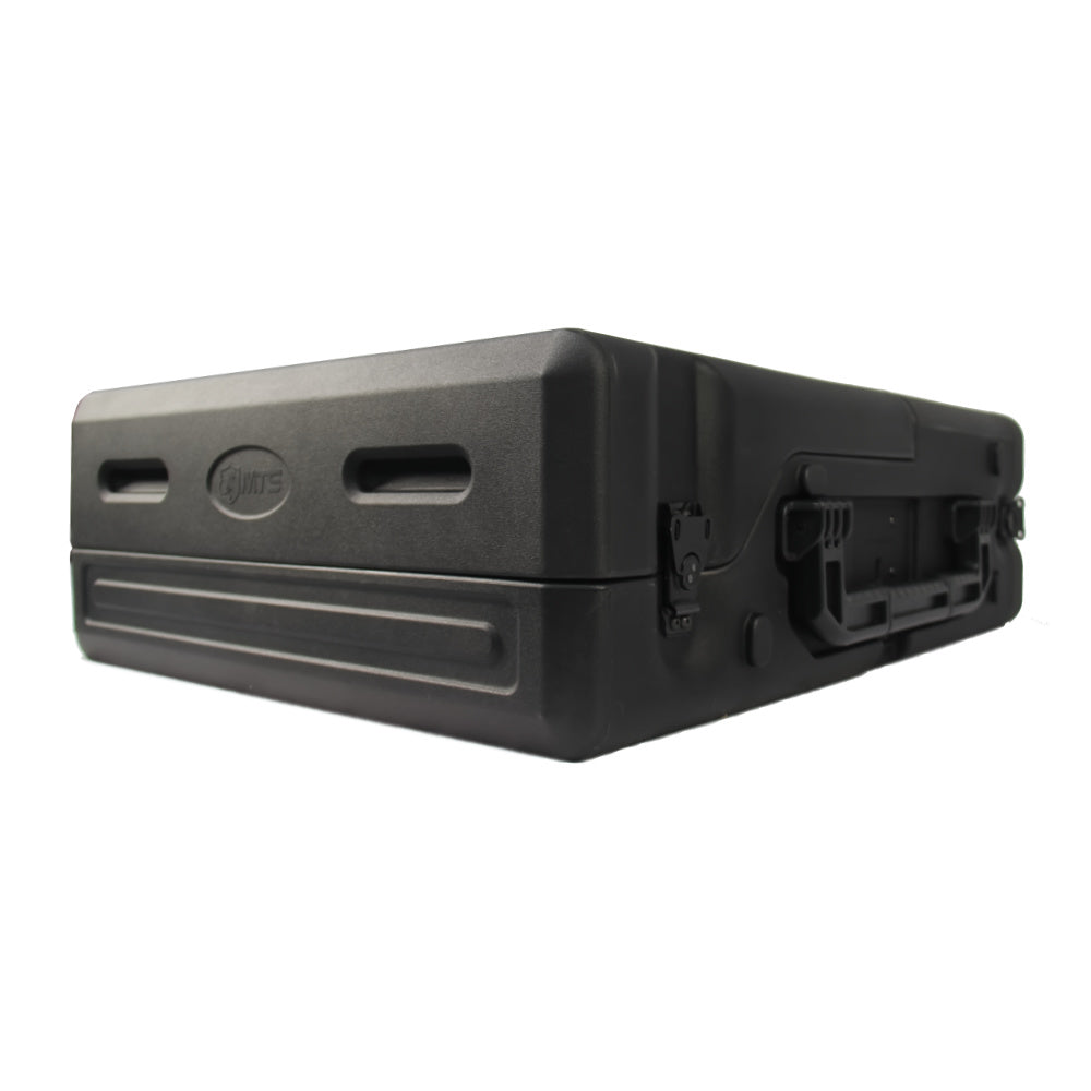 Switchblade GoRack 322 - Portable Broadcasting 3U Rack Case with 21.5-inch Monitor and Control Panel Workspace