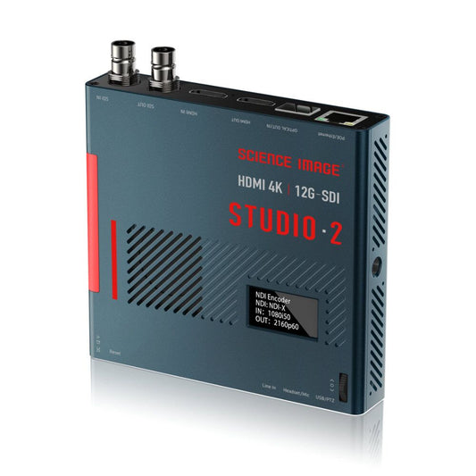 Science Image Studio 2 - Bi-Directional 4K SDI / HDMI Full NDI Encoder/Decoder.