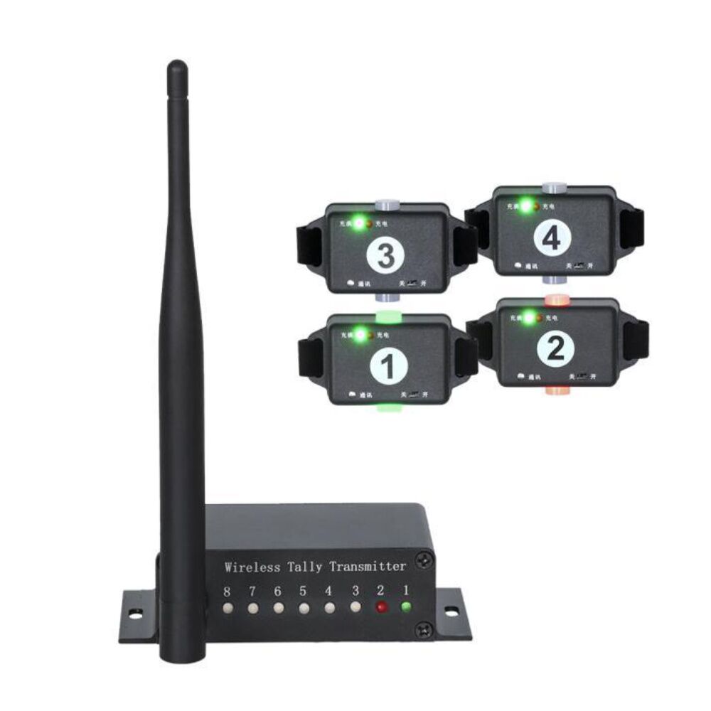 PTZCam TALLY4 - 4-camera wireless tally system.