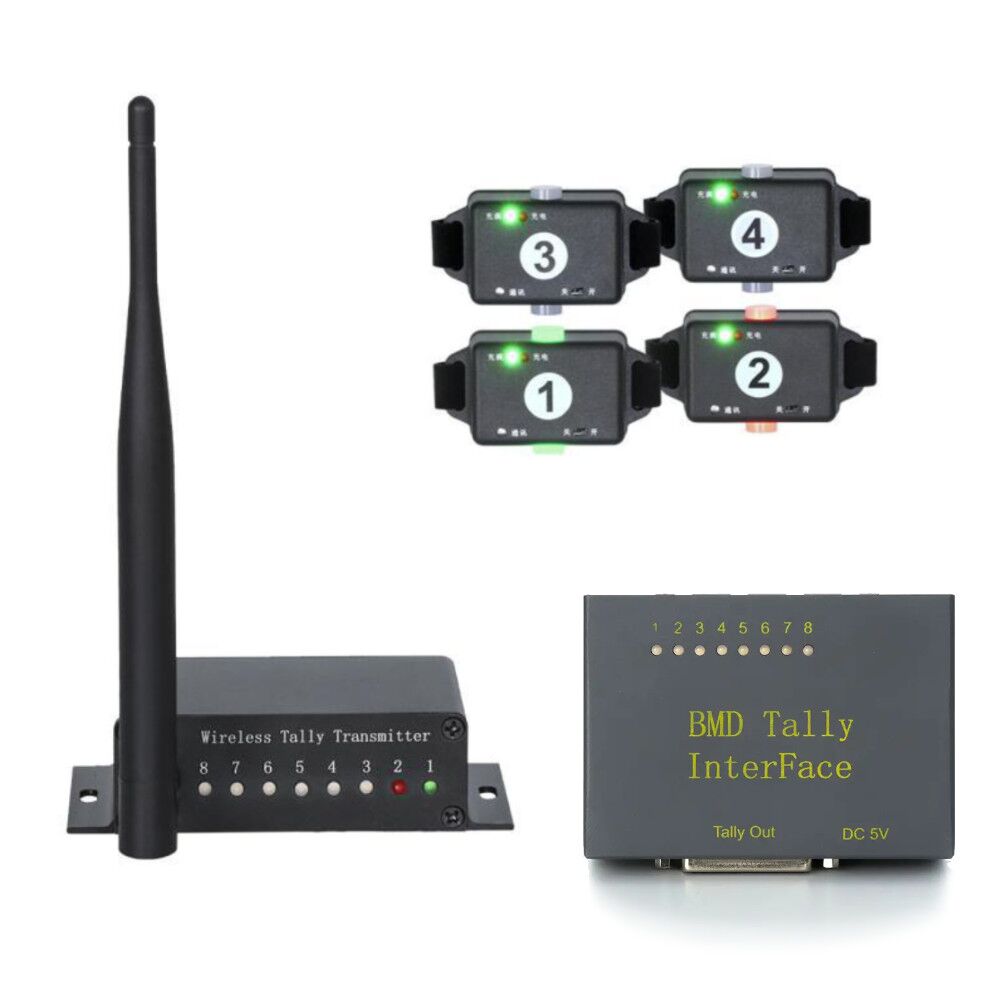 PTZCam TALLY4 Wireless Tally System for Blackmagic ATEM Switchers.