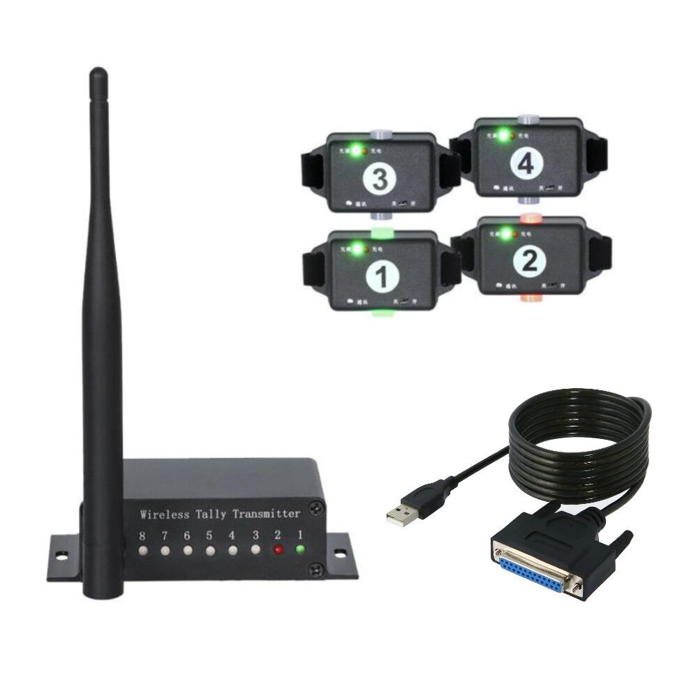 PTZCam TALLY4 vMix - 4-camera wireless tally system for vMix.