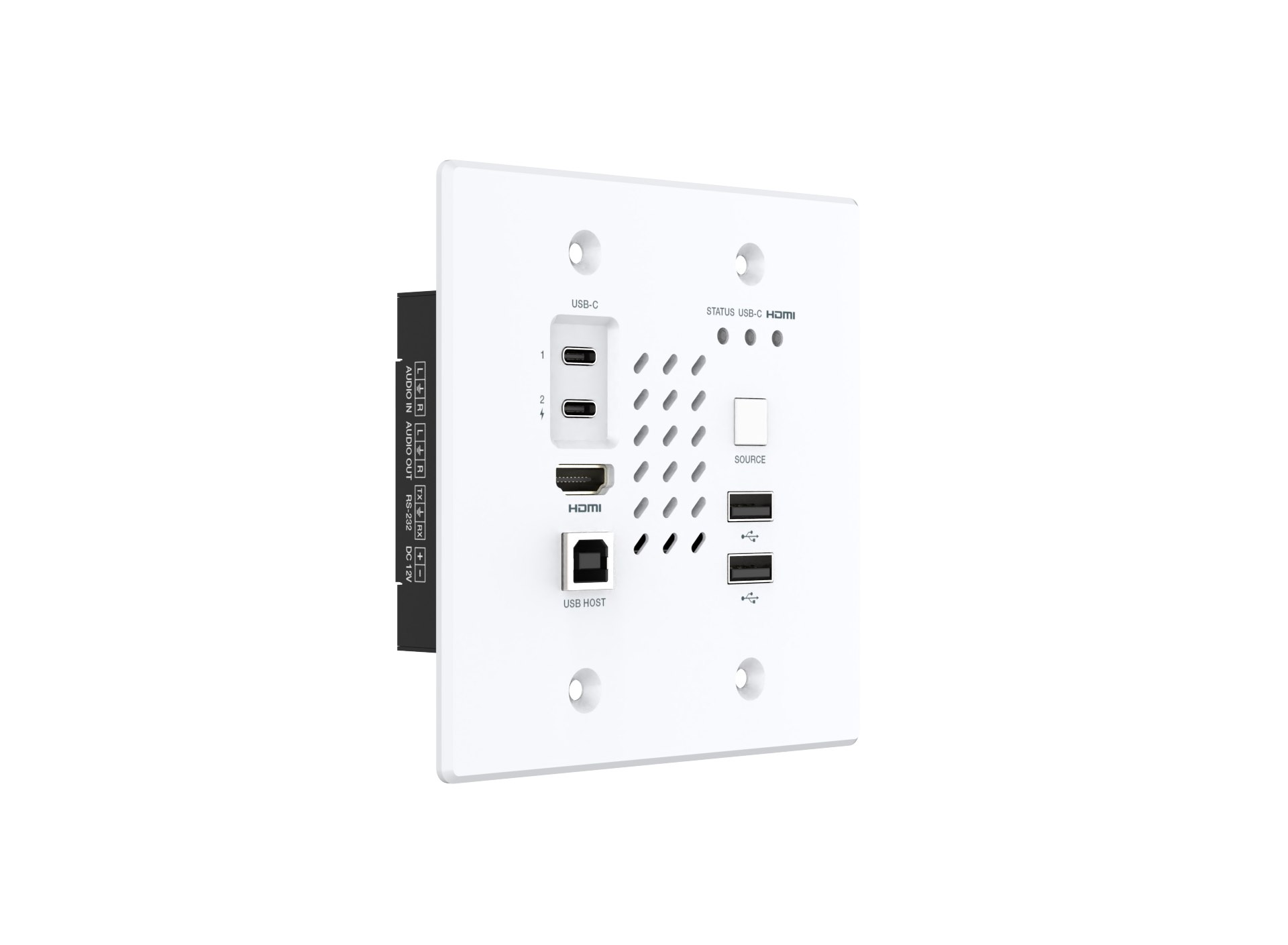 Turtle CHAZY 4K Wall Plate TX Dante AV-A JPEG 2000 Encoder.