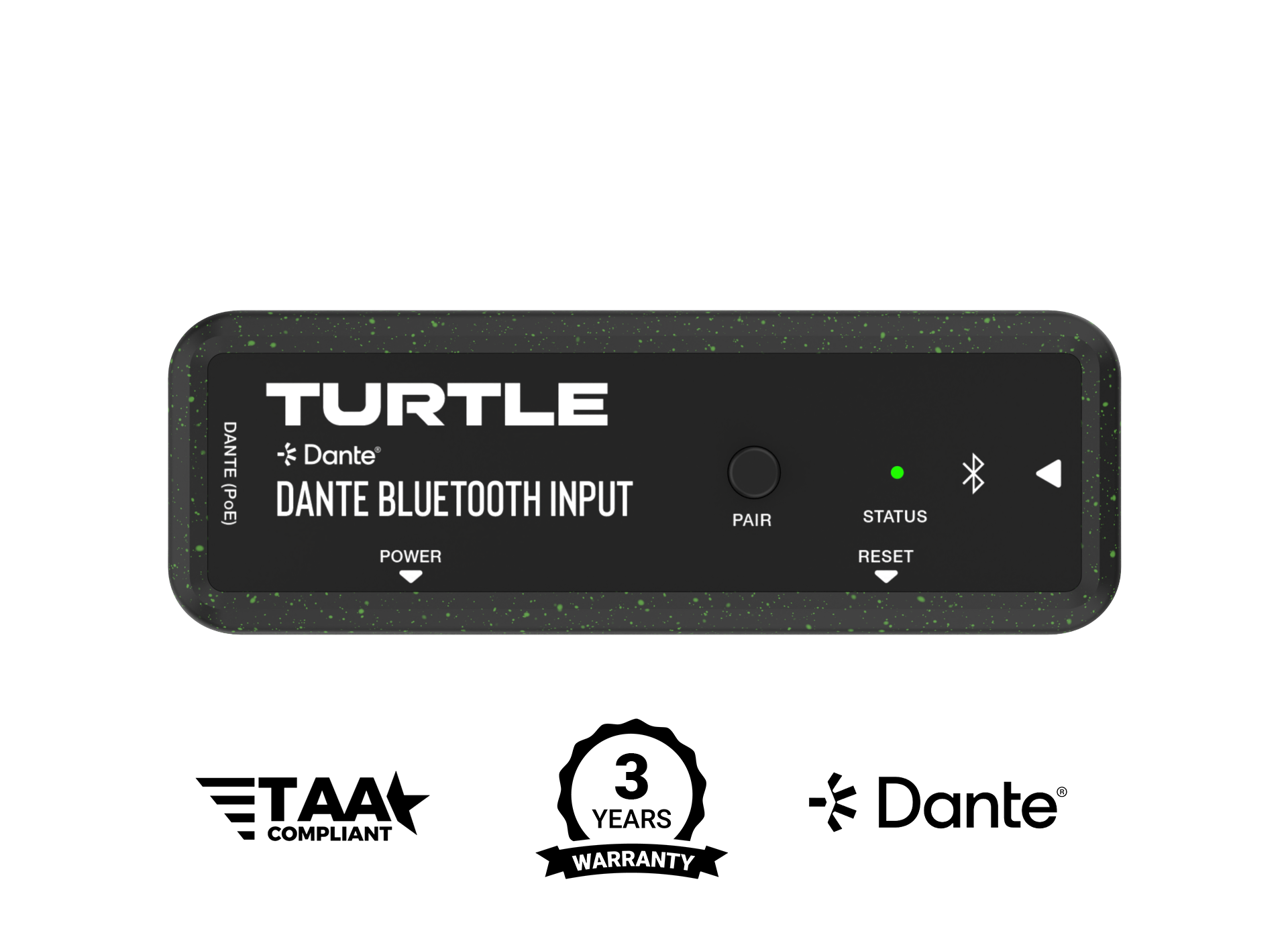 Turtle Dante Dual Channel Bluetooth Input Adapter.