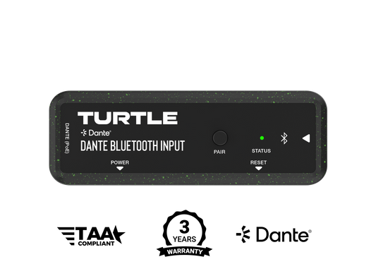 Turtle Dante Dual Channel Bluetooth Input Adapter.