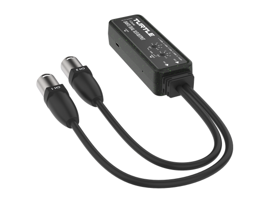 Turtle Dante Dual Channel Dante to Analog XLR Adapter.