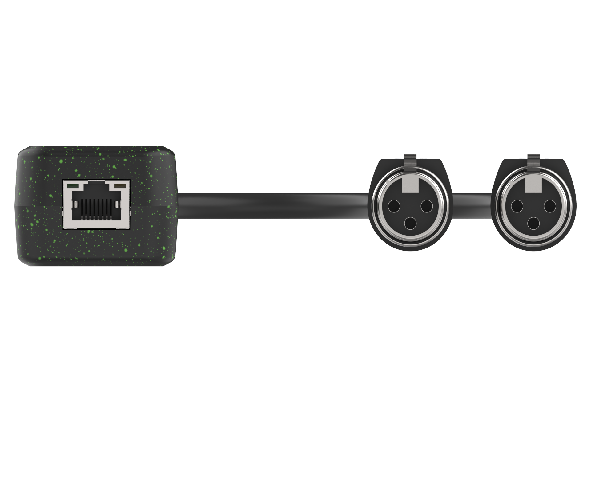 Turtle Dante Dual Channel Analog XLR to Dante Adapter.