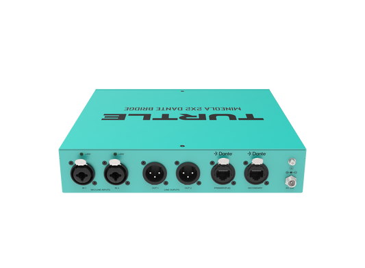 Turtle Mineola 2x2 Dante Audio Bridge.