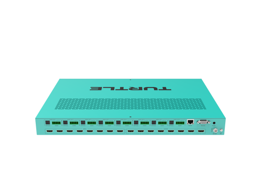 Turtle Video Wall 4x4 - 4K Matrix Switch Multiview Video Wall Controller.