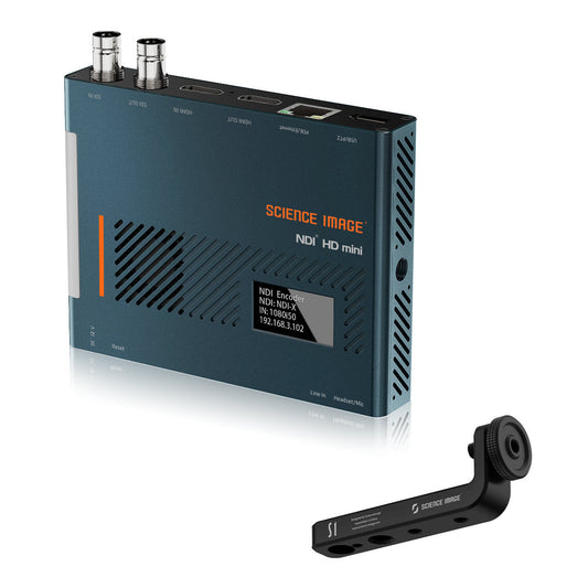 Science Image NDI HD mini - SDI & HDMI Full NDI Converter with Mounting Bracket.