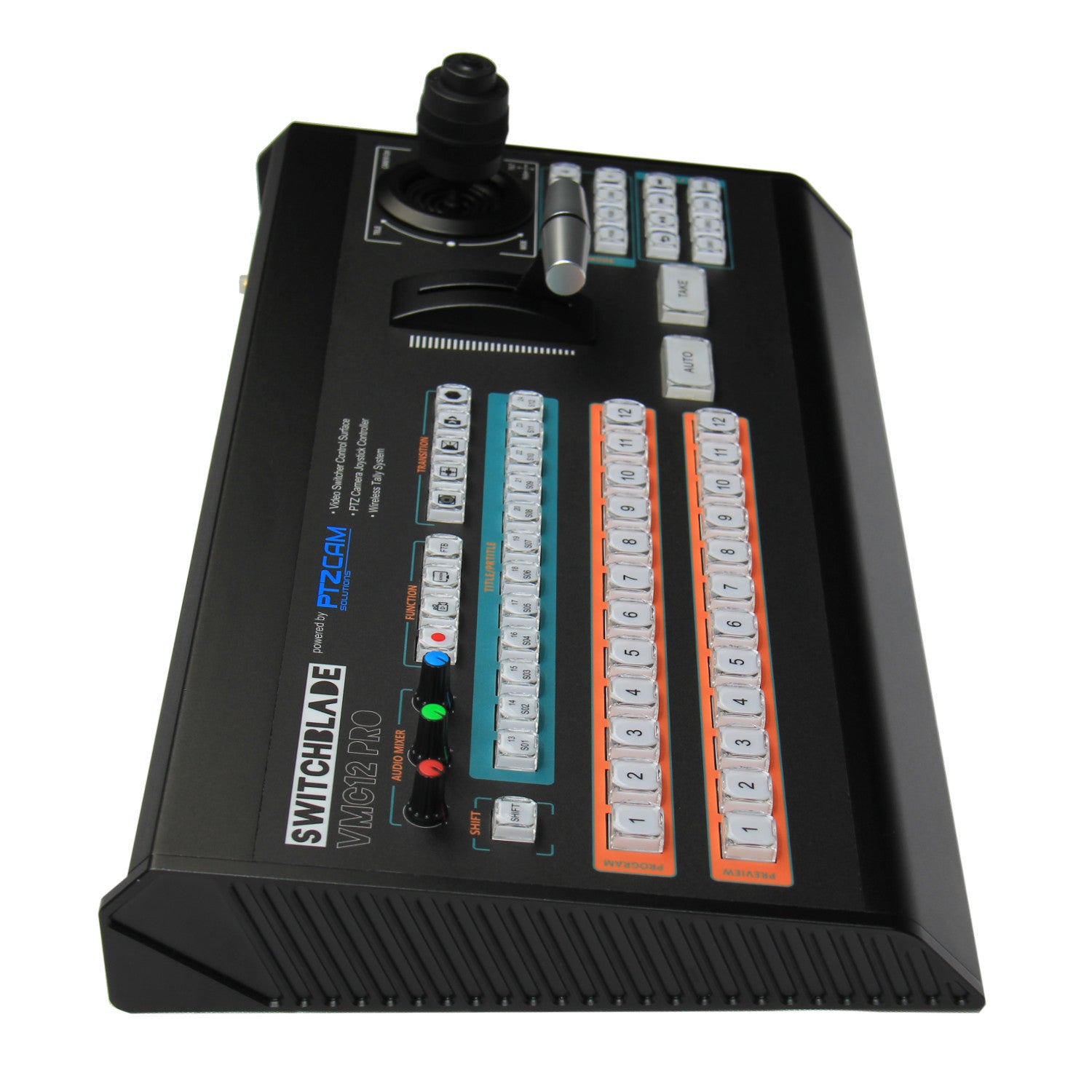 Switchblade VMC12 PRO - vMix Control Surface with PTZ Joystick.