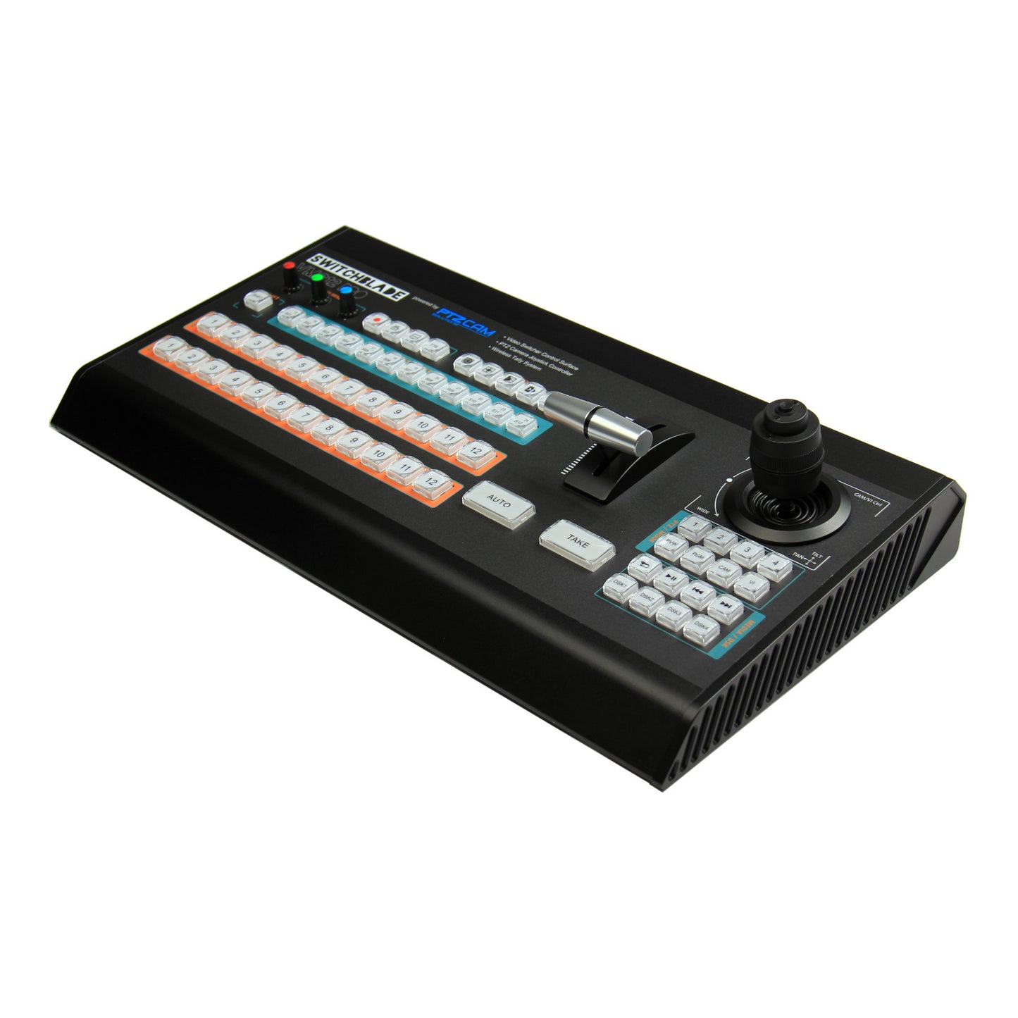 Switchblade LPU2 - Compact 2U 4x SDI Input vMix 4K Video Switcher with VMC12 PRO Control Surface