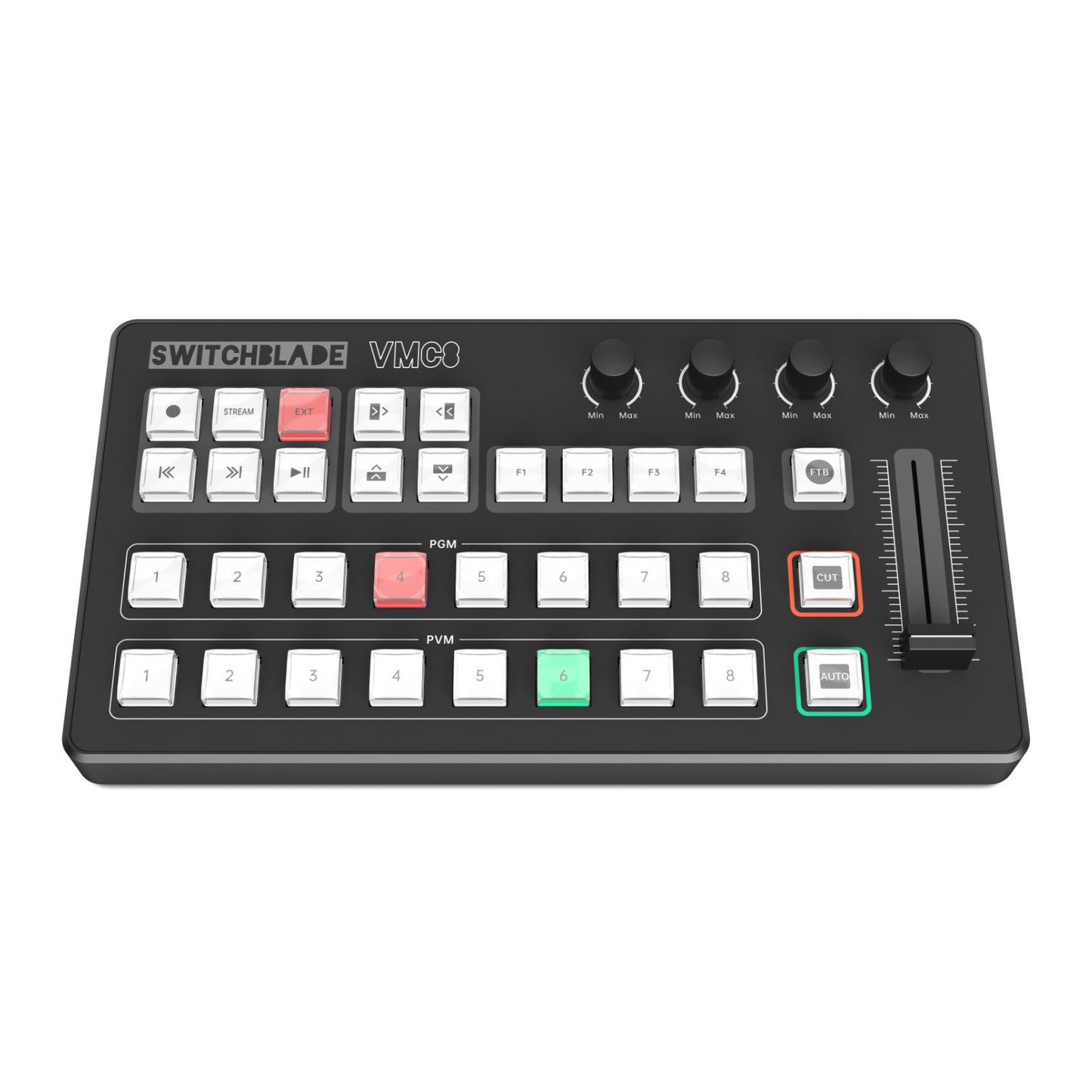 Switchblade VMC8 vMix Controller with vMix HD Software.