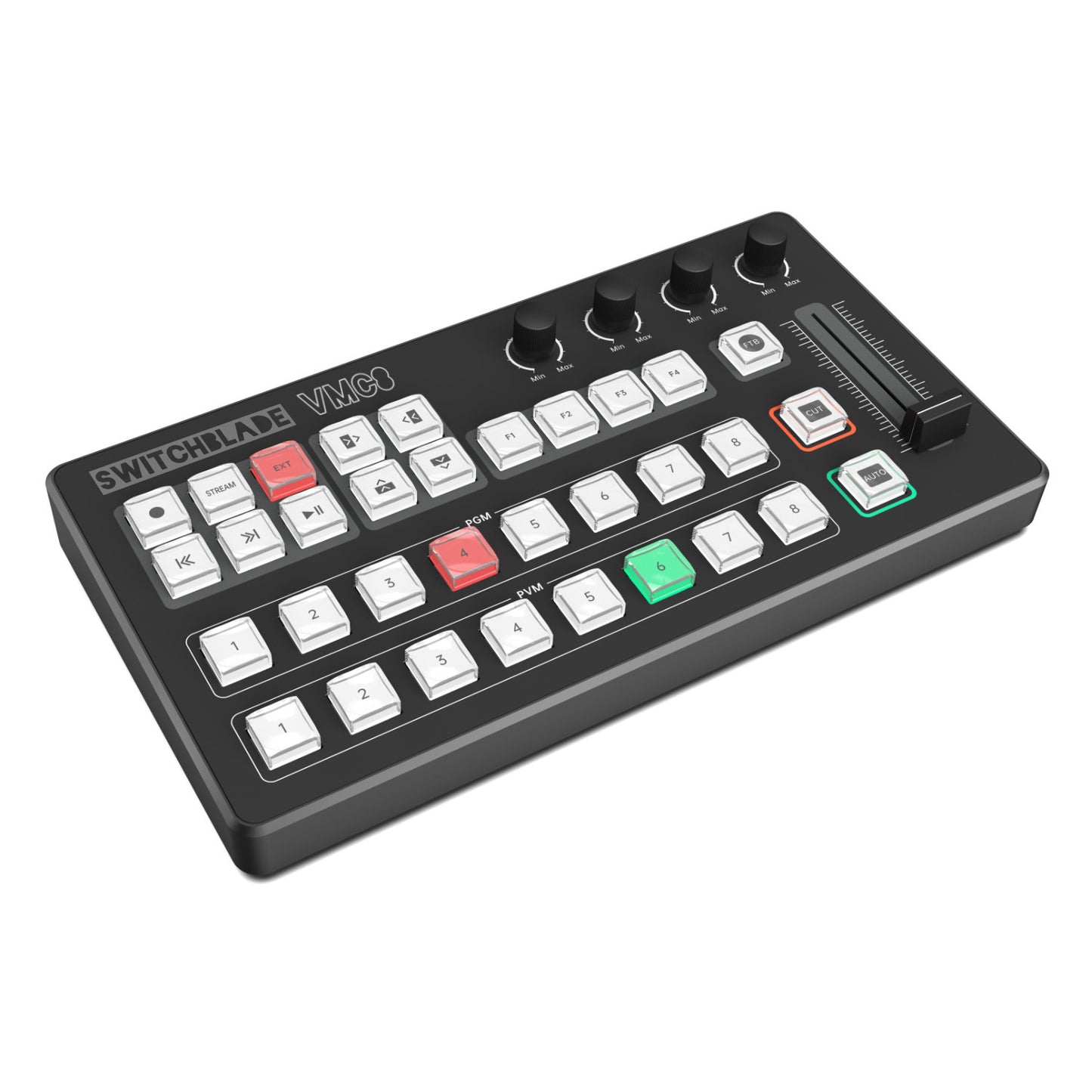 Switchblade VMC8 vMix Controller with vMix HD Software.