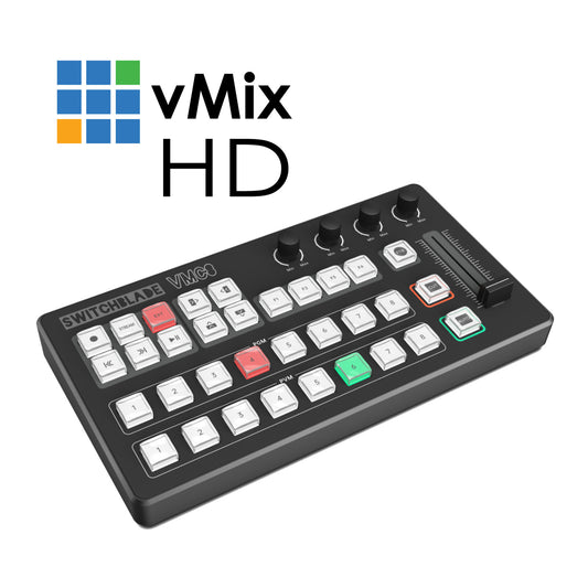 Switchblade VMC8 vMix Controller with vMix HD Software.