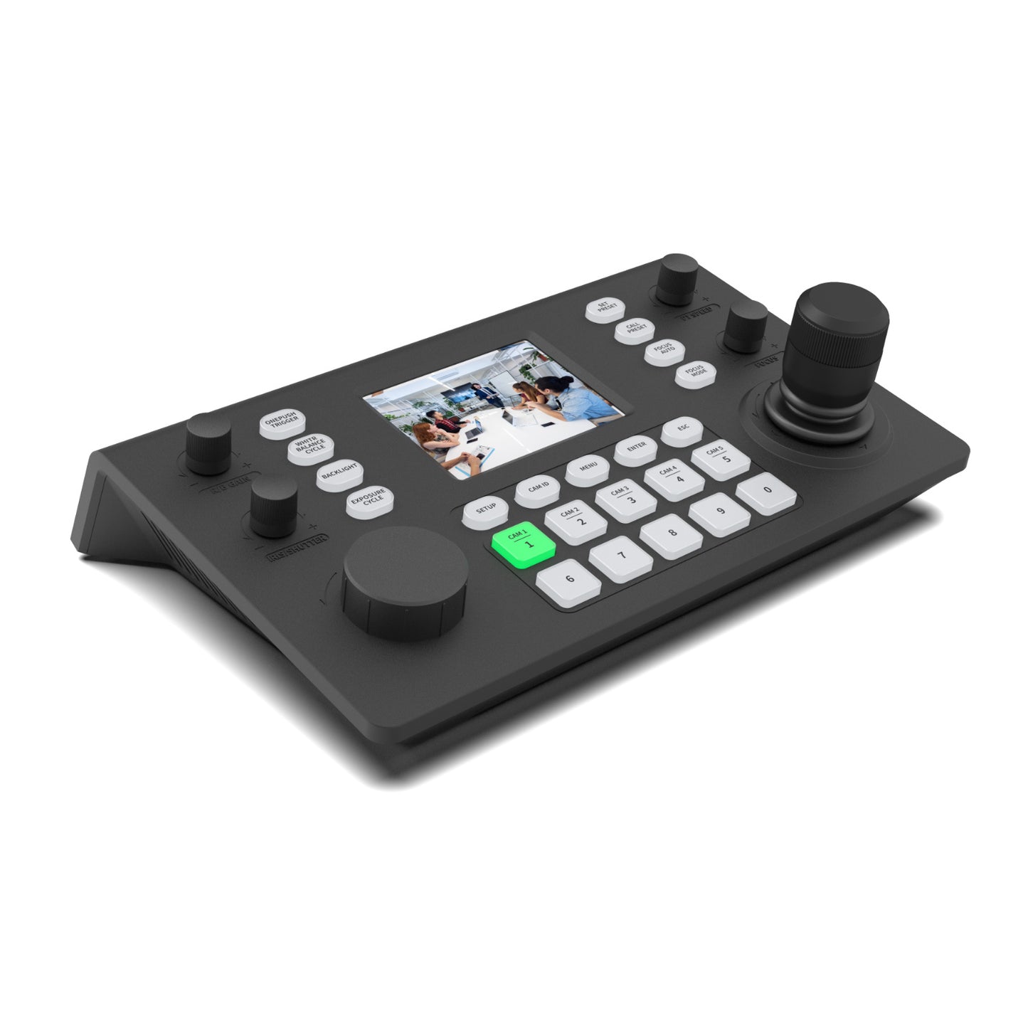 PTZCam CamKit3 Live Streaming System - 3-Camera PTZ Streaming Kit with vMix Switcher, Controllers, Network Switch, and Audio Interface