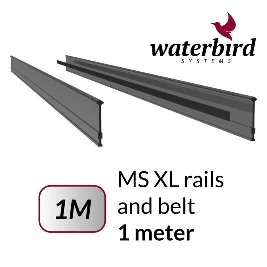 Waterbird MS XL Rails and Timing Belt: 1 meter.