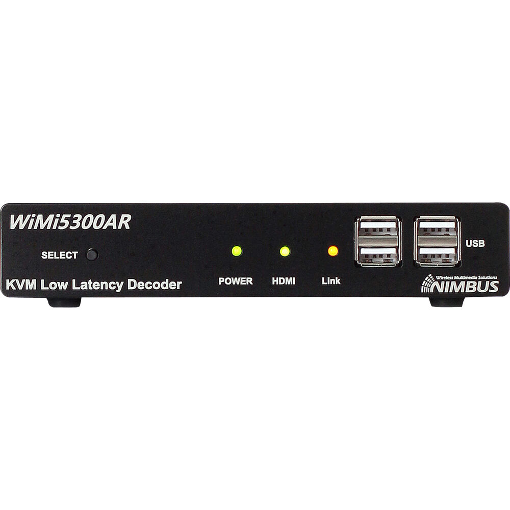 Nimbus WiMi5300AR H.264 HDMI Streaming Decoder/KVM Extender with Low Latency
