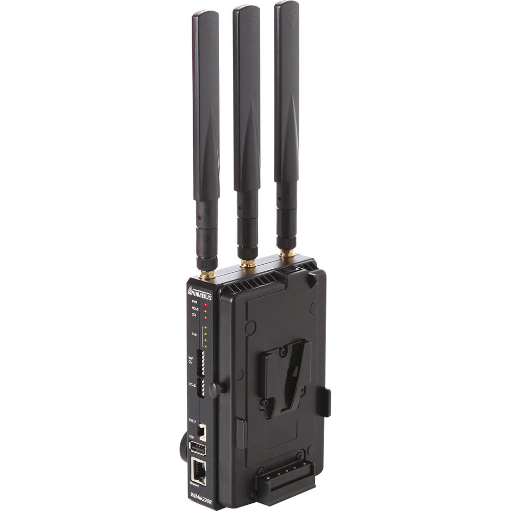 Nimbus WiMi6220 Wireless HD/3G-SDI / HDMI H.264 Encoder/TX & Decoder/RX Set (Gold Mount)