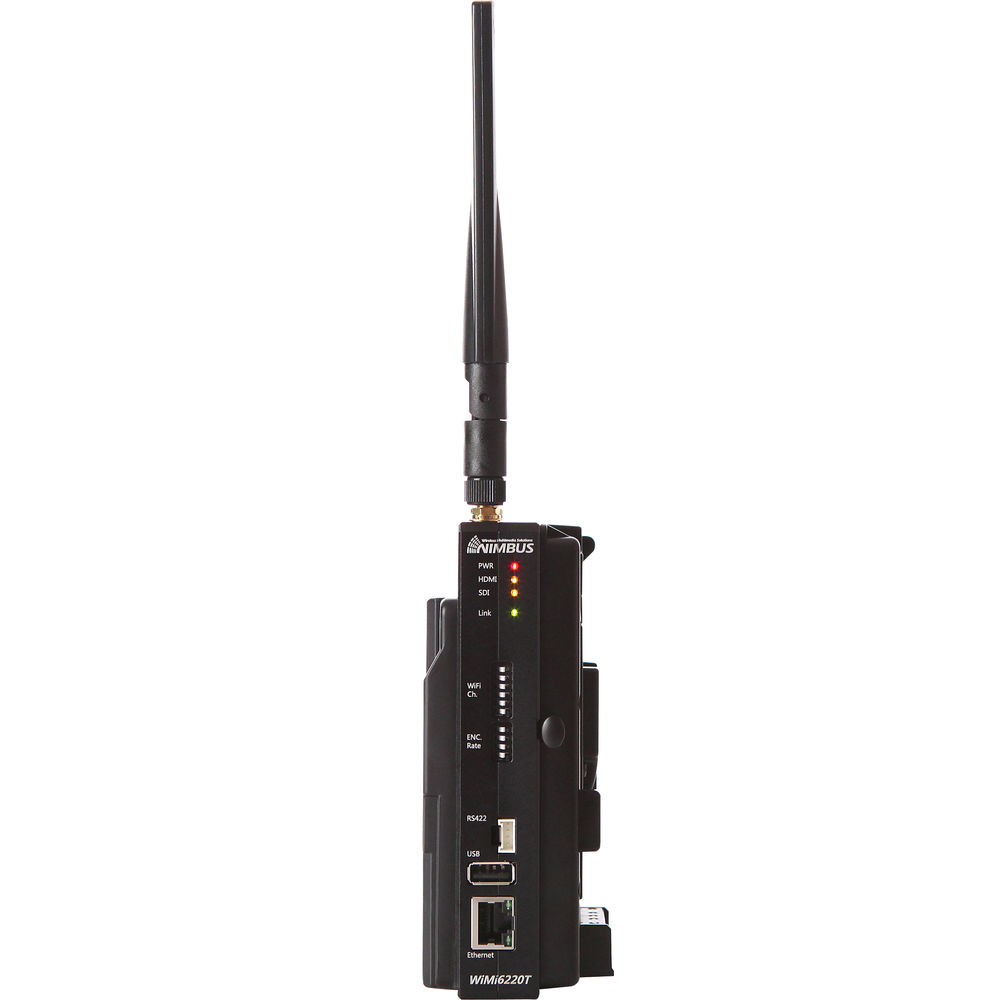 Nimbus WiMi6220 Wireless 3G-SDI & HDMI H.264 Encoder/Transmitter (V-Mount)