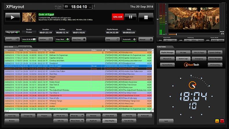 Axel XTV Dual-Channel Television Automation System (No Internal Storage)