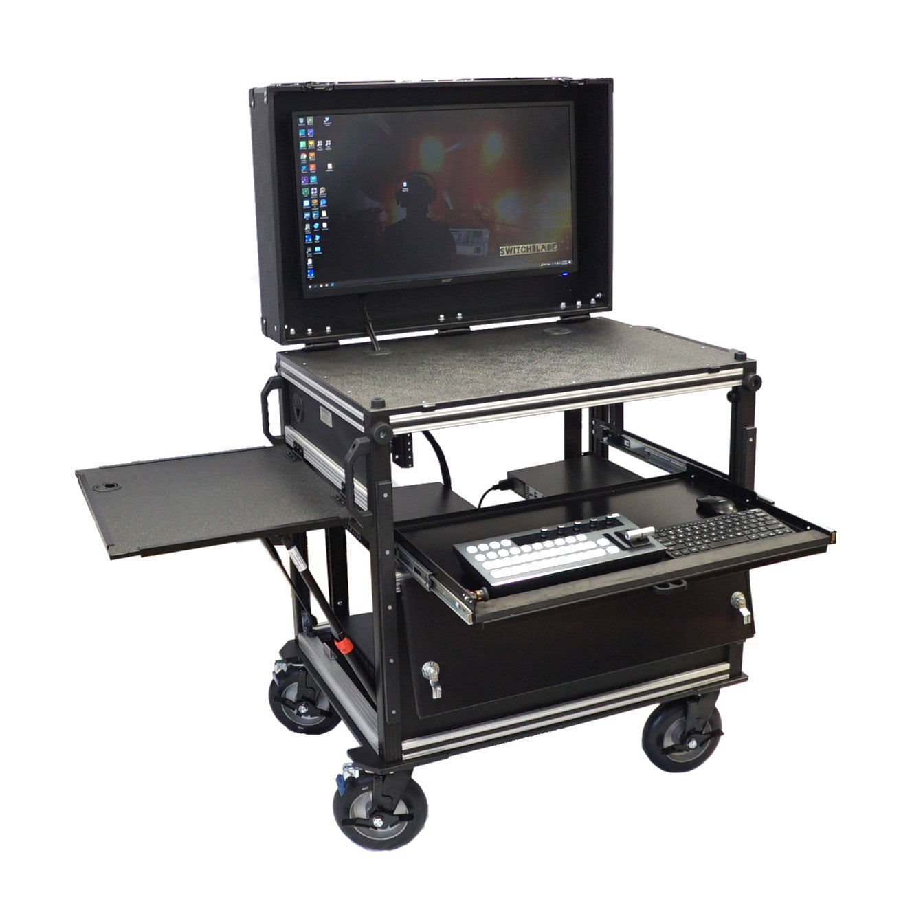 Switchblade MPC (Mobile Production Cart) Tier 3 Bundle with vMix 4K 16-input SDI Switcher