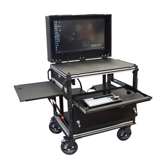 Switchblade MPC (Mobile Production Cart) Tier 4 Bundle with vMix Pro 24-input SDI Switcher.