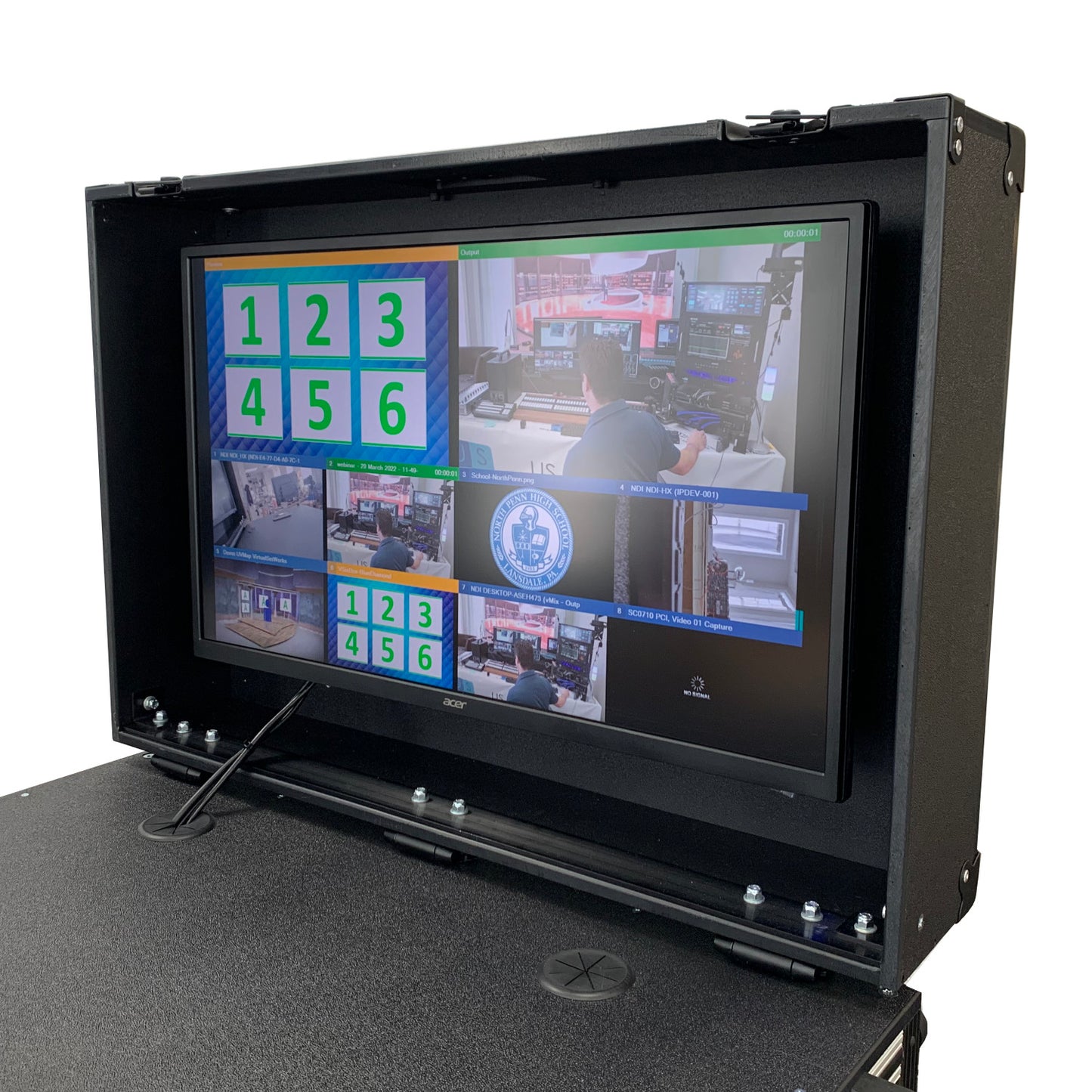 Switchblade MPC (Mobile Production Cart) Tier 4 Bundle with vMix Pro 24-input SDI Switcher