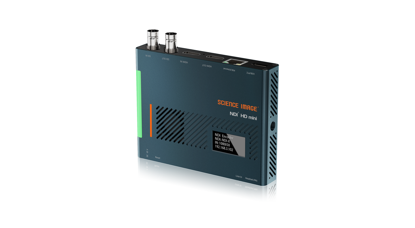 Science Image NDI HD mini - SDI & HDMI Full NDI Converter with Mounting Bracket