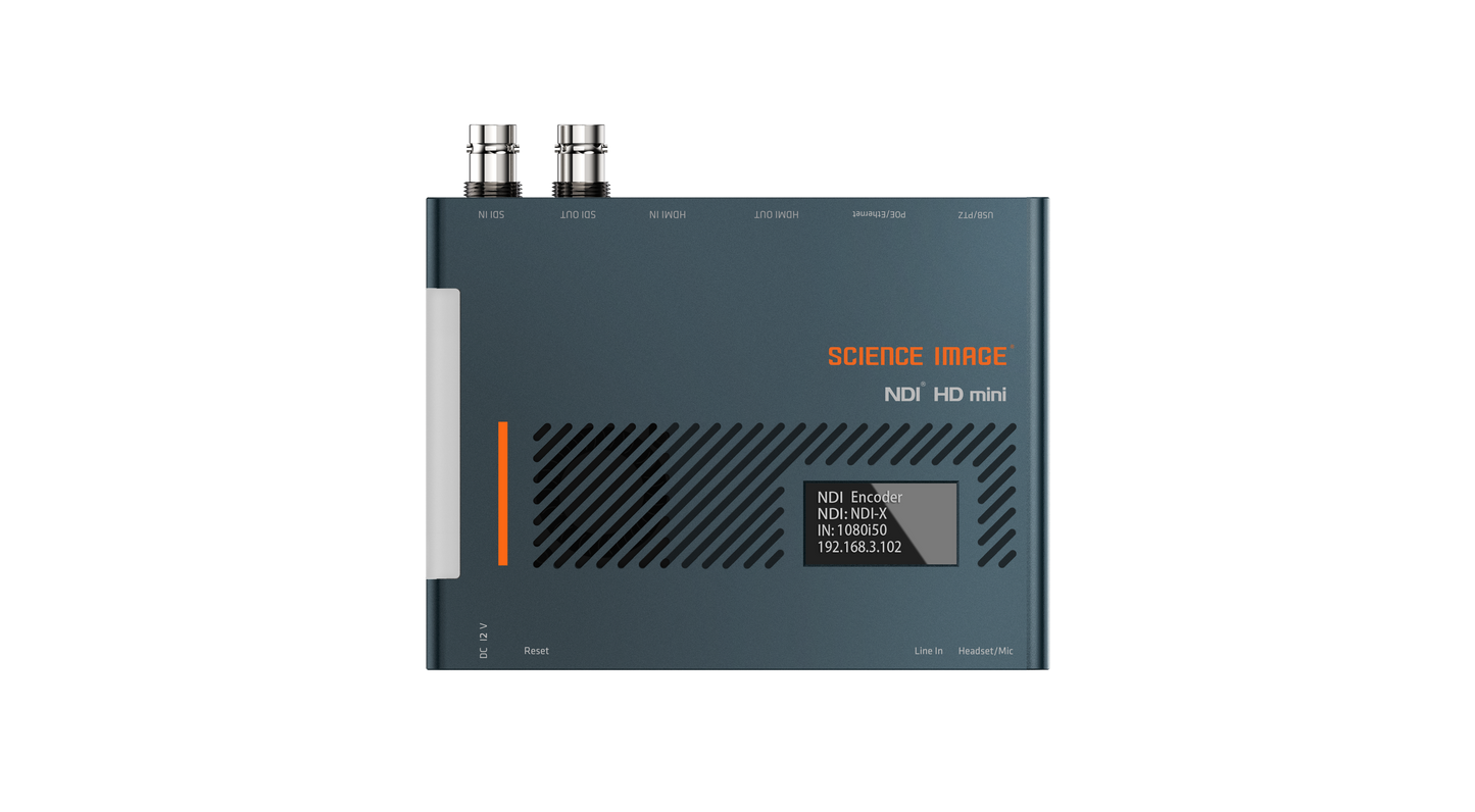 Science Image NDI HD mini - 3G-SDI 4Kp30 HDMI Full NDI Encoder and Decoder