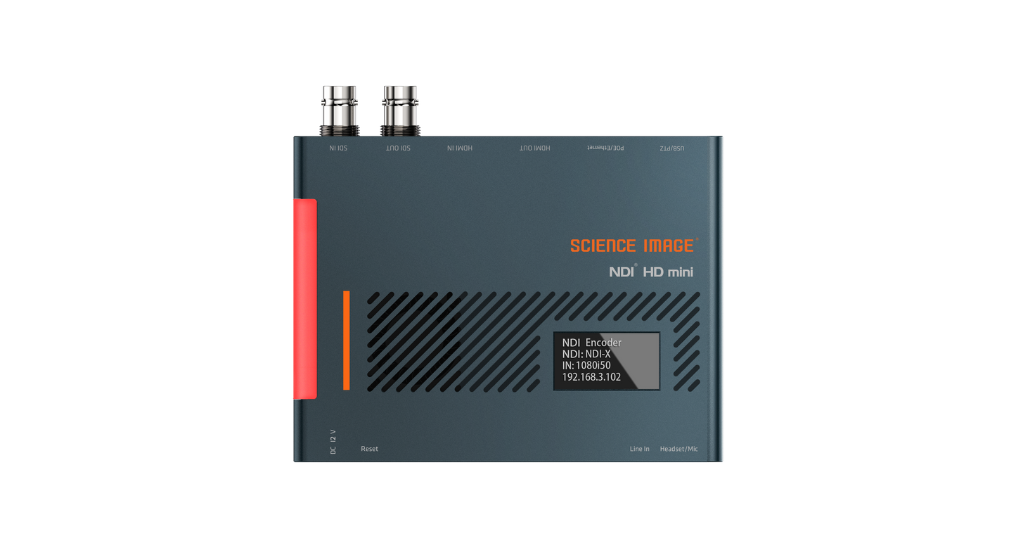 Science Image NDI HD mini - 3G-SDI 4Kp30 HDMI Full NDI Encoder and Decoder