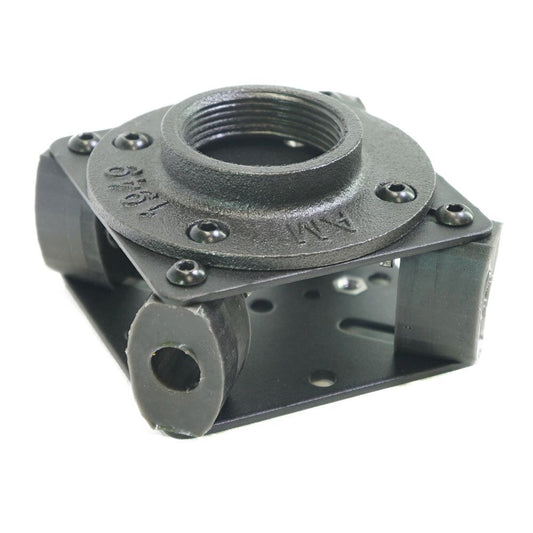 PTZCam Vibration Reduction Universal PTZ Mounting Plate with 1.5" NPT Pipe Mount.